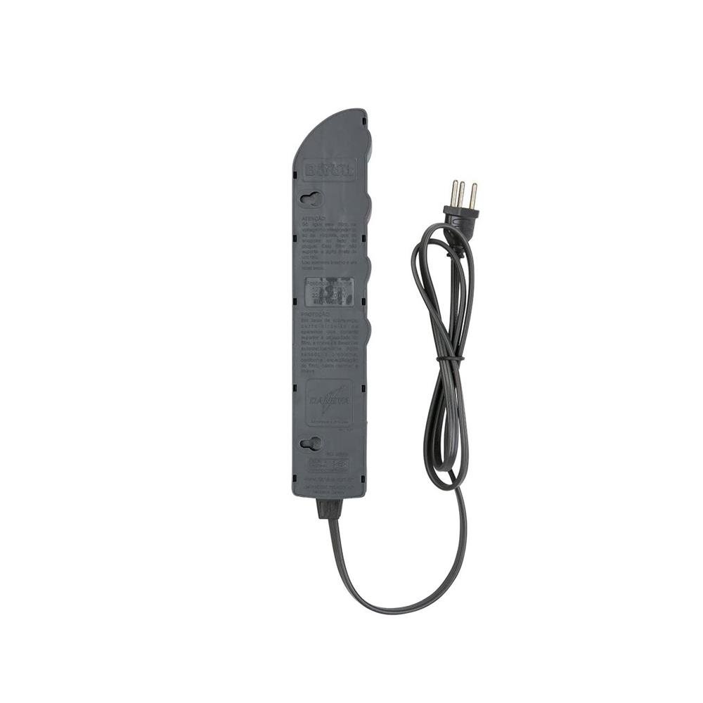 Filtro de linha Legrand 04 tomadas circuitbreaker Cinza