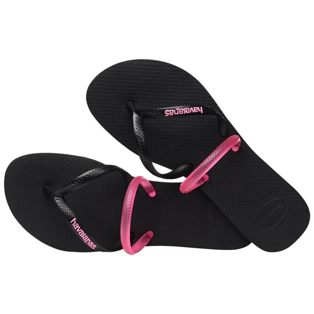 Havaianas Flat Duo Preto/Preto 37/38