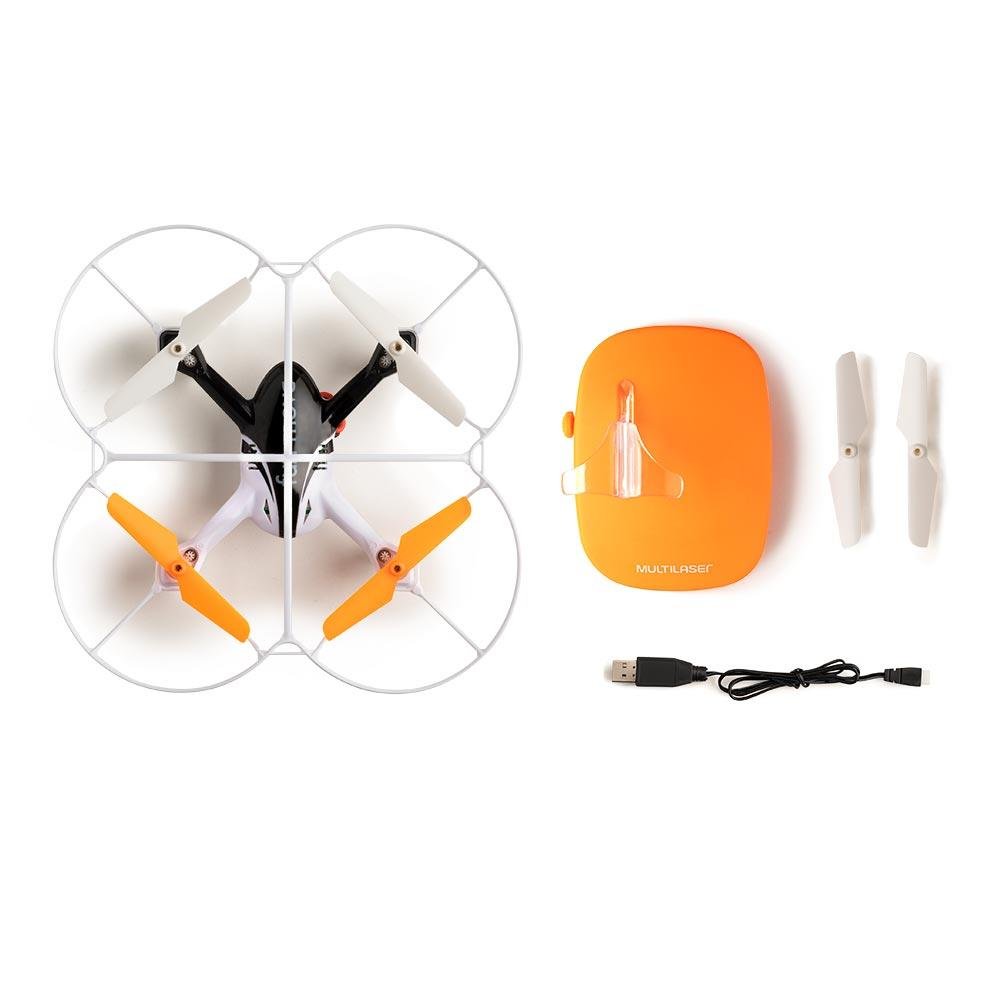 Drone Fun Move Controle remoto sensor mov. Alcance de 30m Bateria 7 min. Flips 360 Multilaser - ES254
