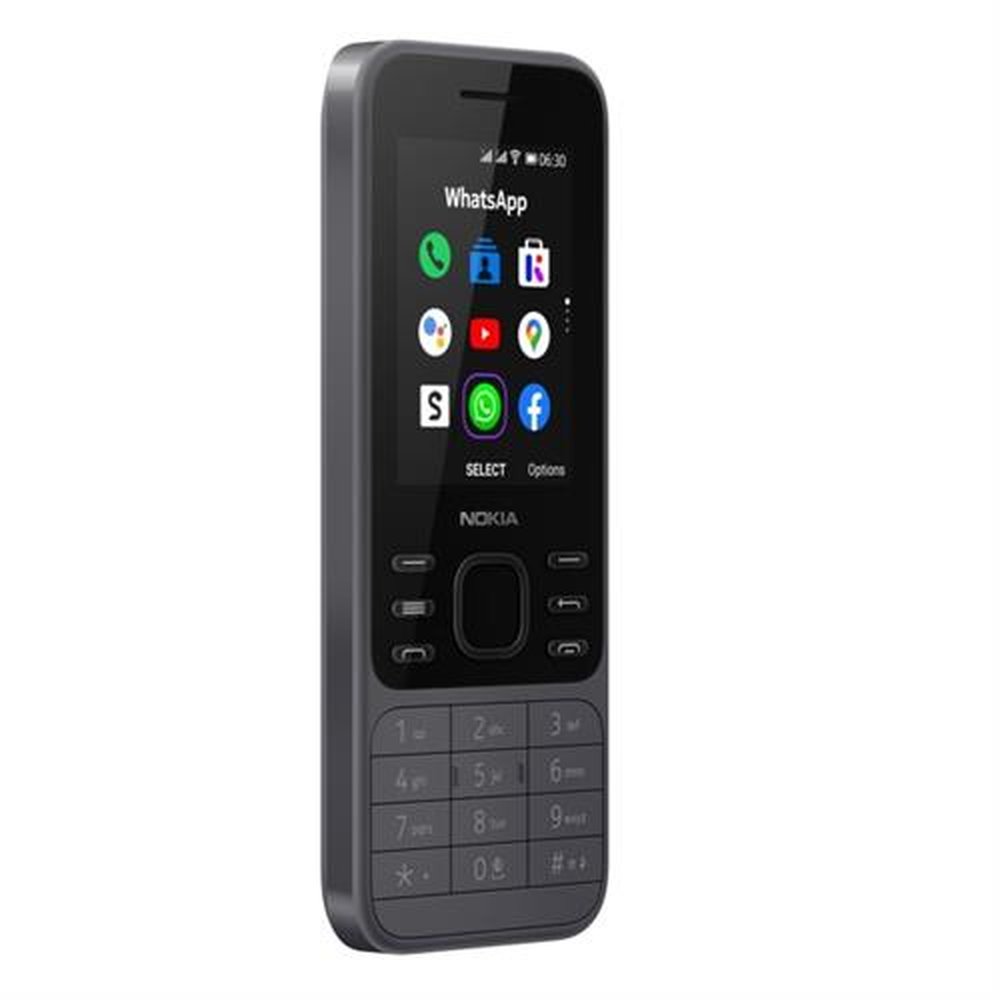 Celular Nokia 6300 4G Tela 2.4 Dual Chip 2GB Acesso a Whatsapp Facebook Youtube 512MB RAM - Preto