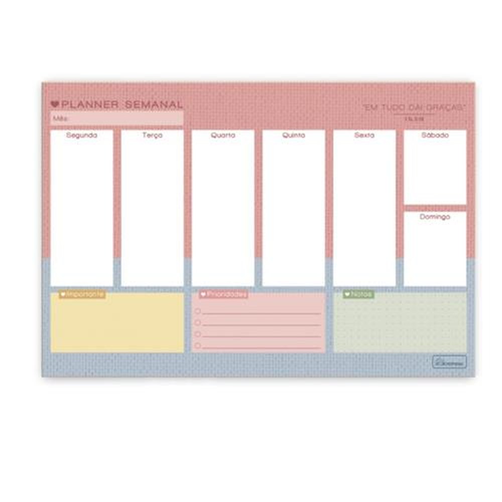 Planner Blocado Sem Anal Aba Pai Cadersil