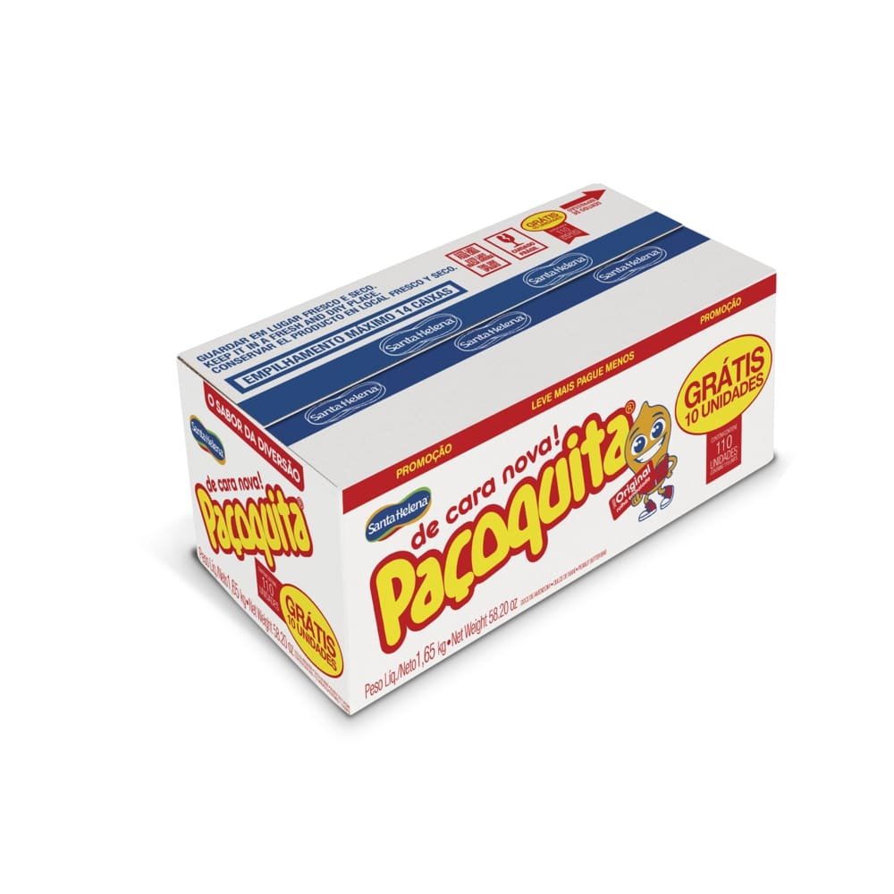 Paçoquita Rolha Embalada 100 Unidades