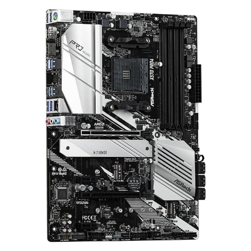 Placa Mãe Asrock X570 PRO4, AMD AM4, ATX, DDR4