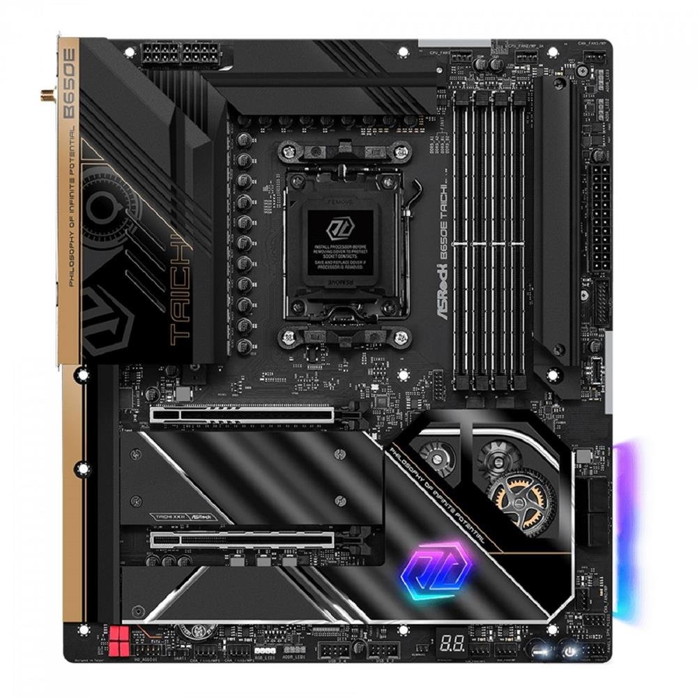 Placa Mãe ASRock B650E Taichi WiFi Chipset B65 AMD AM5 DDR5