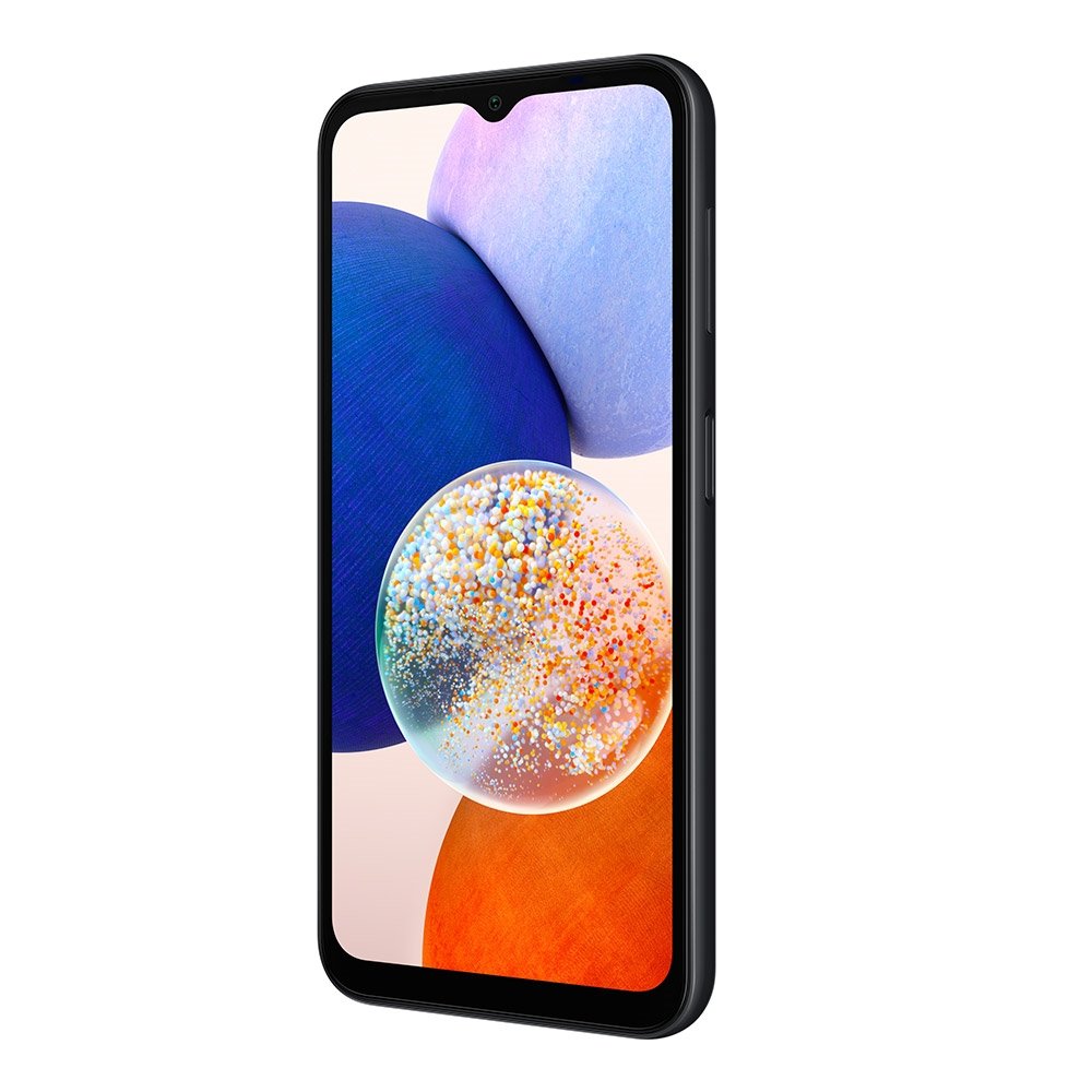 Smartphone Samsung Galaxy A14, Preto, Tela 6.6", 5G+WiFi, Câm.Traseira Tripla, Câm.Frontal 13MP, 4GB RAM, 64GB