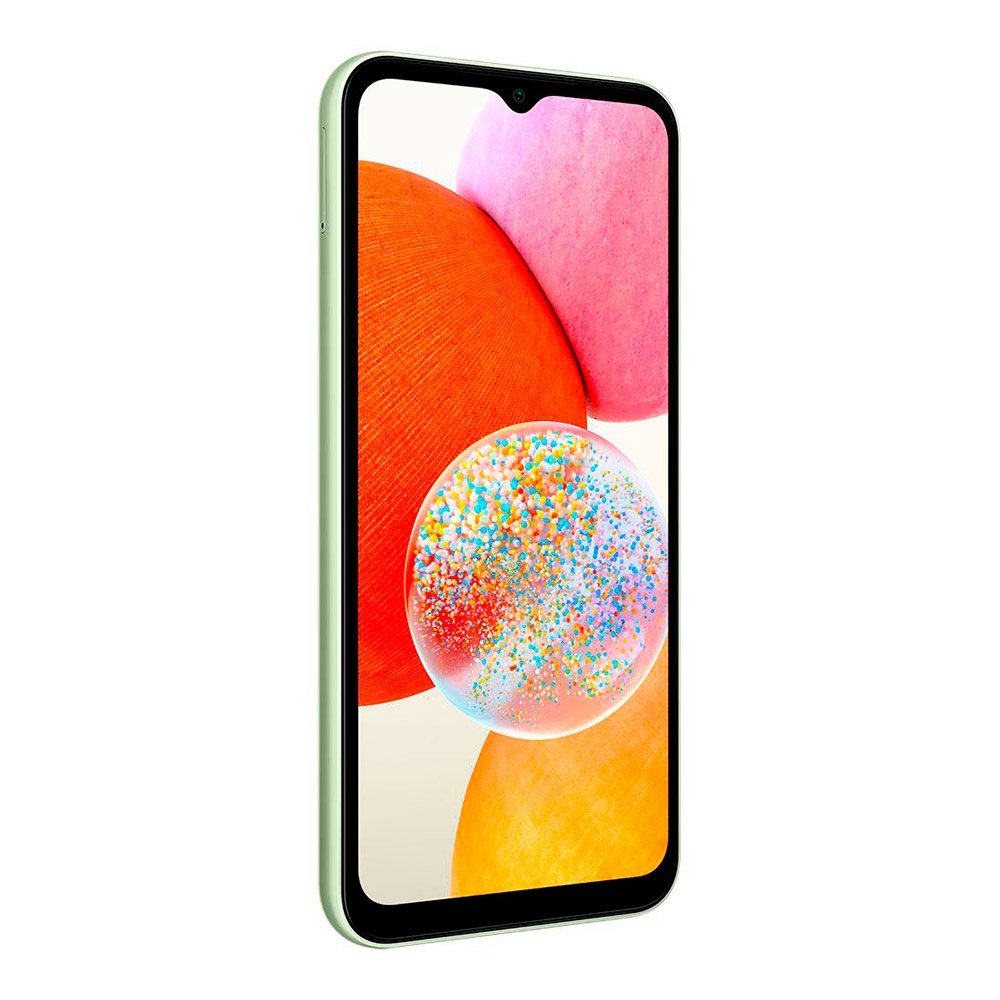 Smartphone Samsung Galaxy A14, Verde Lima, Tela 6.6", 4G+Wifi, Câm.Traseira Tripla, Câm.Frontal 13MP, 4GB RAM, 64GB