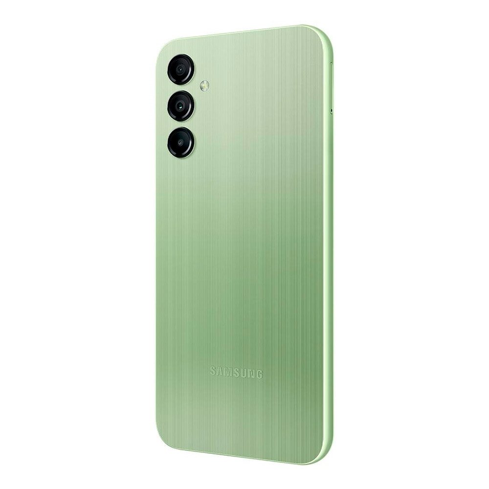 Smartphone Samsung Galaxy A14, Verde Lima, Tela 6.6", 4G+Wifi, Câm.Traseira Tripla, Câm.Frontal 13MP, 4GB RAM, 64GB