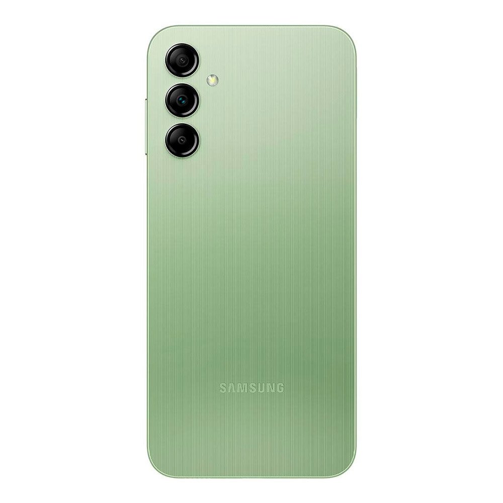 Smartphone Samsung Galaxy A14, Verde Lima, Tela 6.6", 4G+Wifi, Câm.Traseira Tripla, Câm.Frontal 13MP, 4GB RAM, 64GB