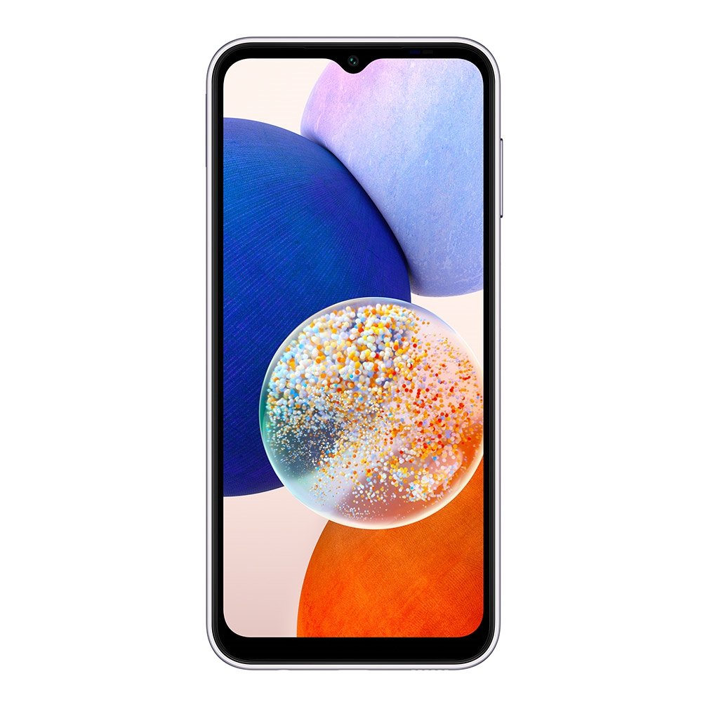 Smartphone Samsung Galaxy A14, Prata, Tela 6.6", 5G+WiFi, Câm.Traseira Tripla, Câm.Frontal 13MP, 4GB RAM, 64GB