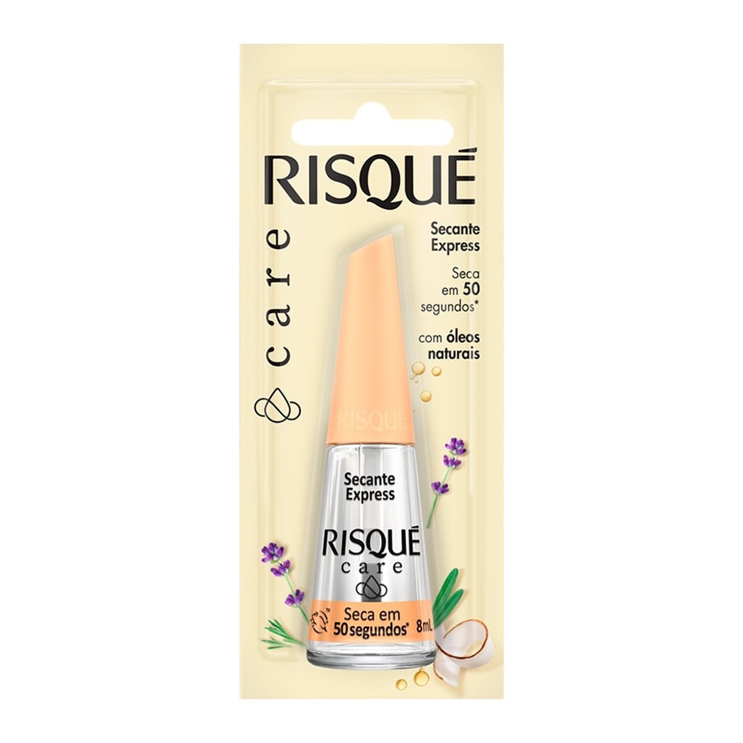 Esmalte Risqué Care Secante Express Blister 8ml