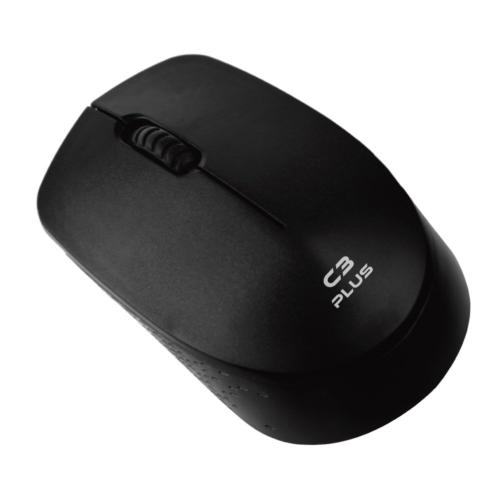 Mouse C3PLUS MW17BK 1000DPI Sem Fio Preto
