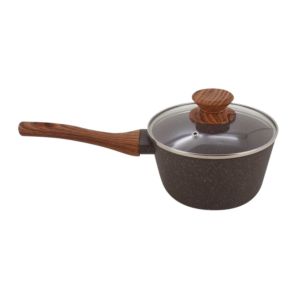 Panela Indução Grafito Cook 16cm Alumínio e Cerâmico com Cabos Soft-Touch Mimo Style