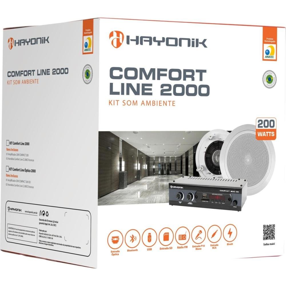 Kit Som Ambiente Comfort Line 2000 OD