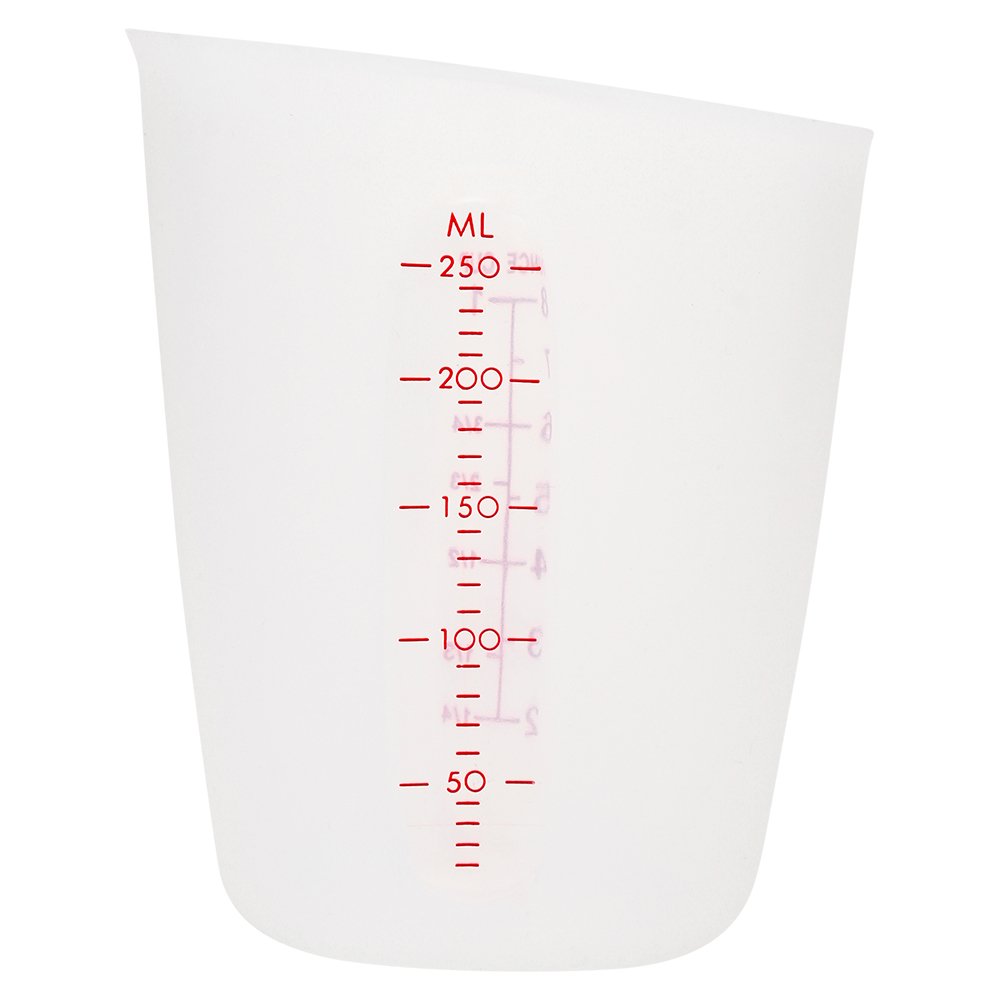 Copo Medidor Com Capacidade Para 250ml Cor Transparente Plástico Mimo Style