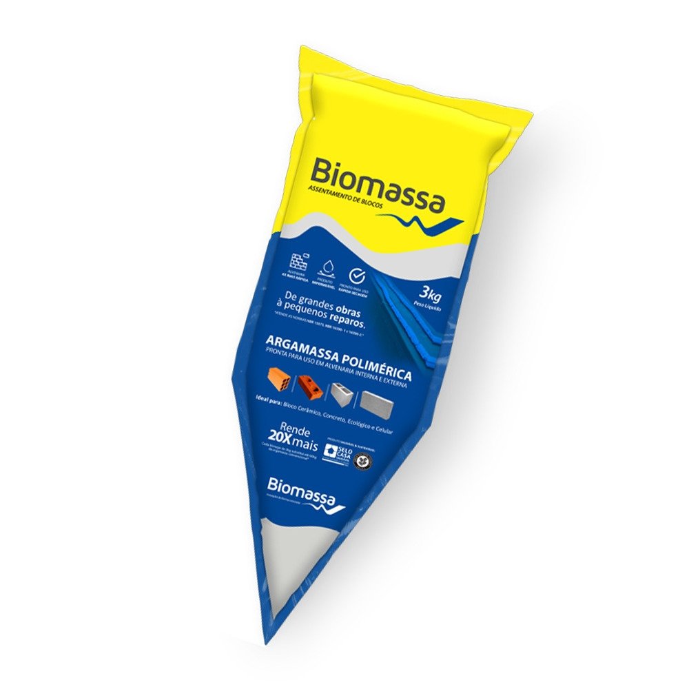 Argamassa Polimérica Biomassa 3Kg