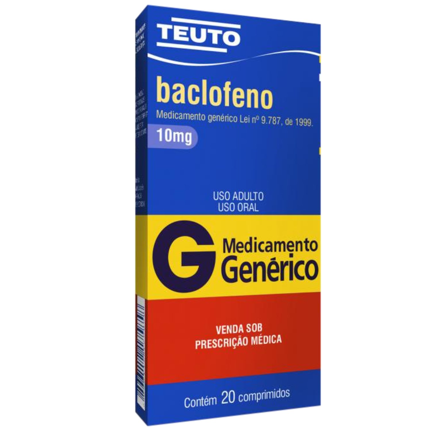 Baclofeno 10Mg 20Cpr