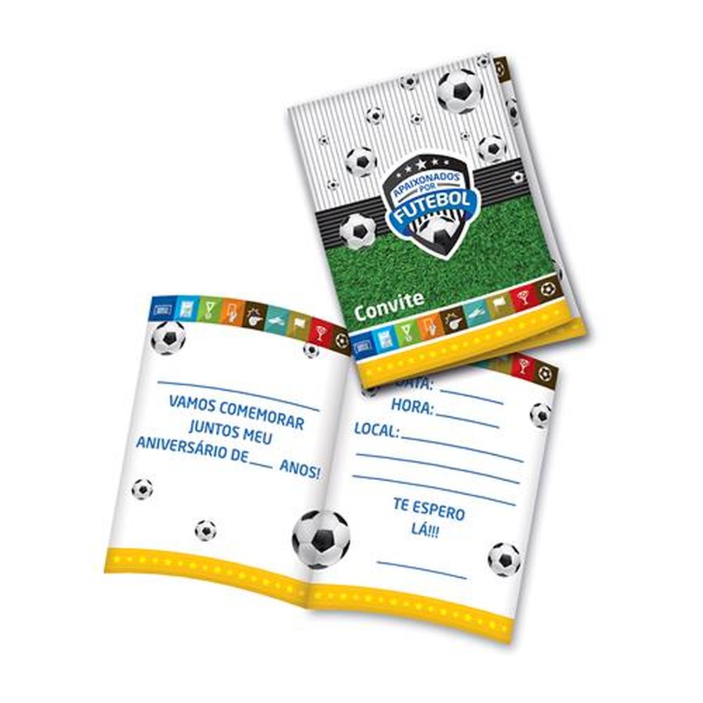 Convite Apaixonados Por Futebol