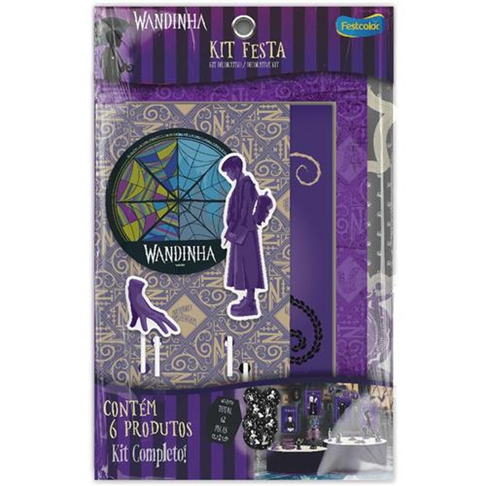 Kit Festa Wandinha - Embalagem com 1 unidade.