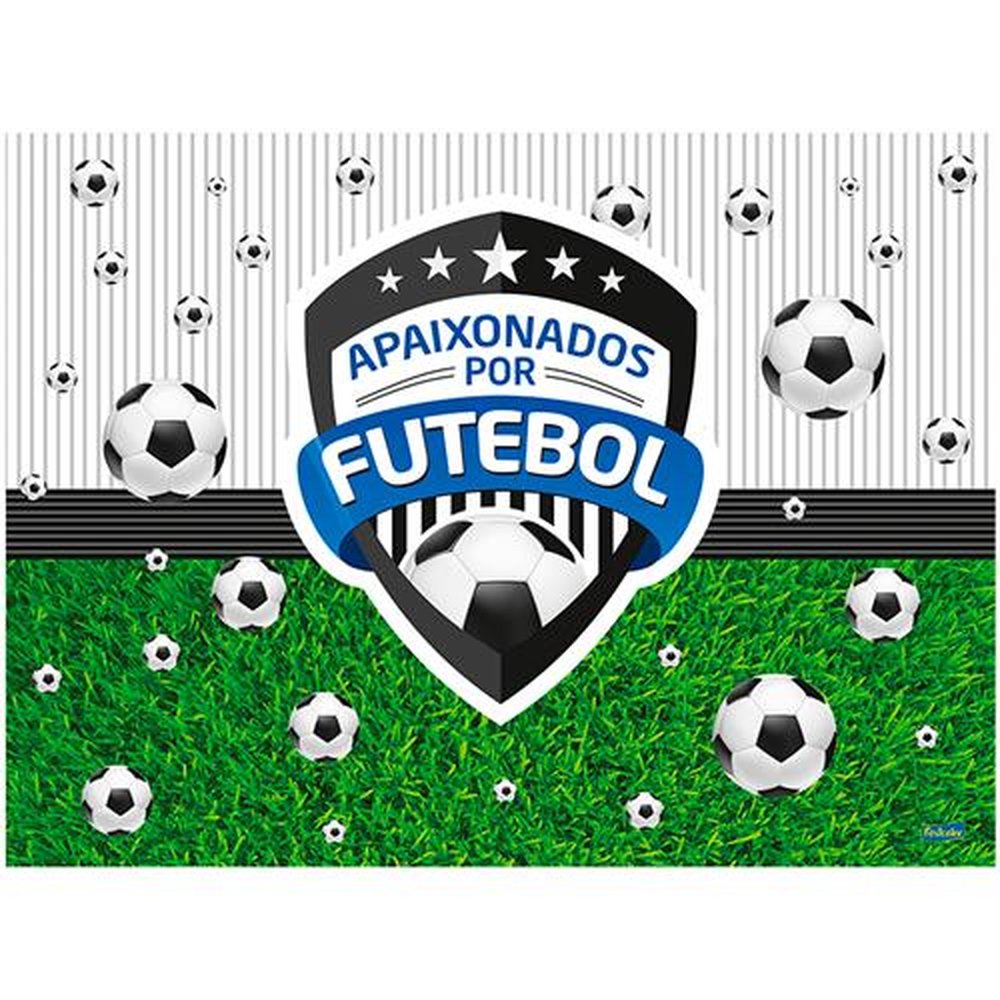 Painel Decorativo Em Tnt Apaixonados Por Futebol