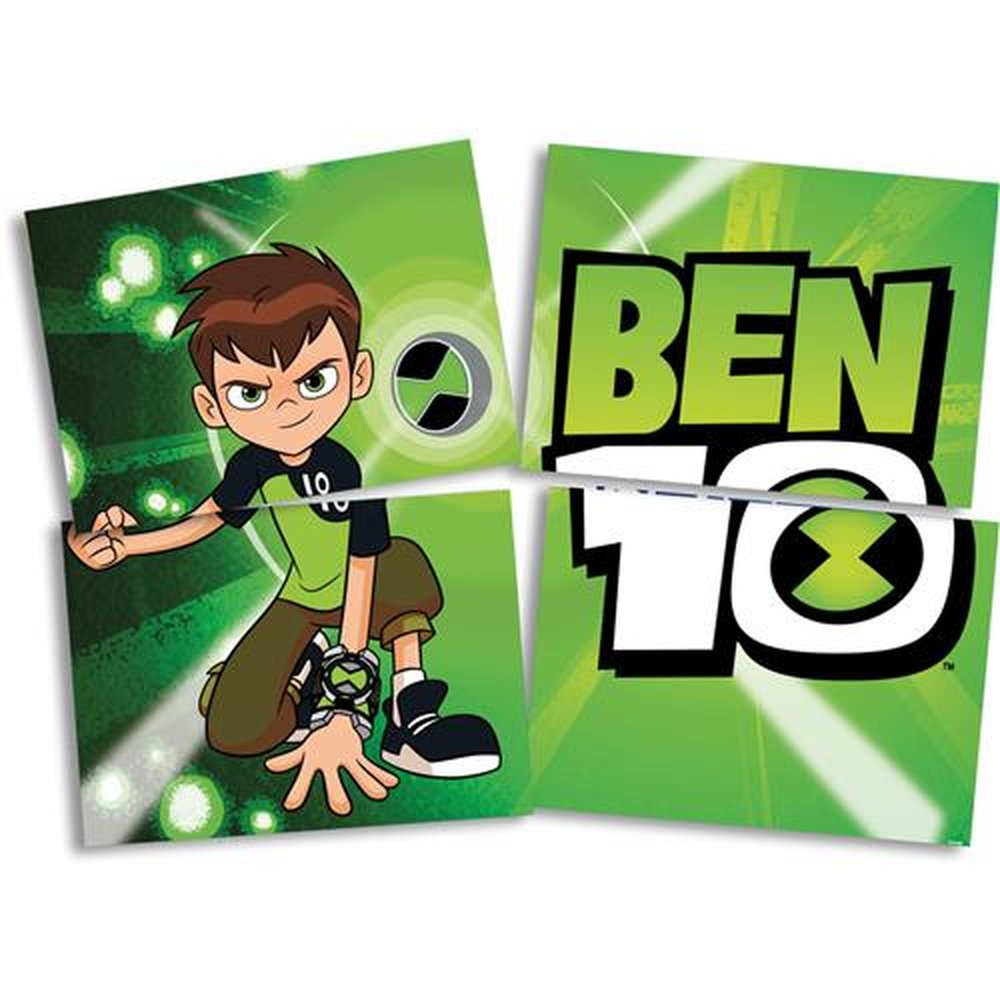 Painel 4 Laminas Ben 10