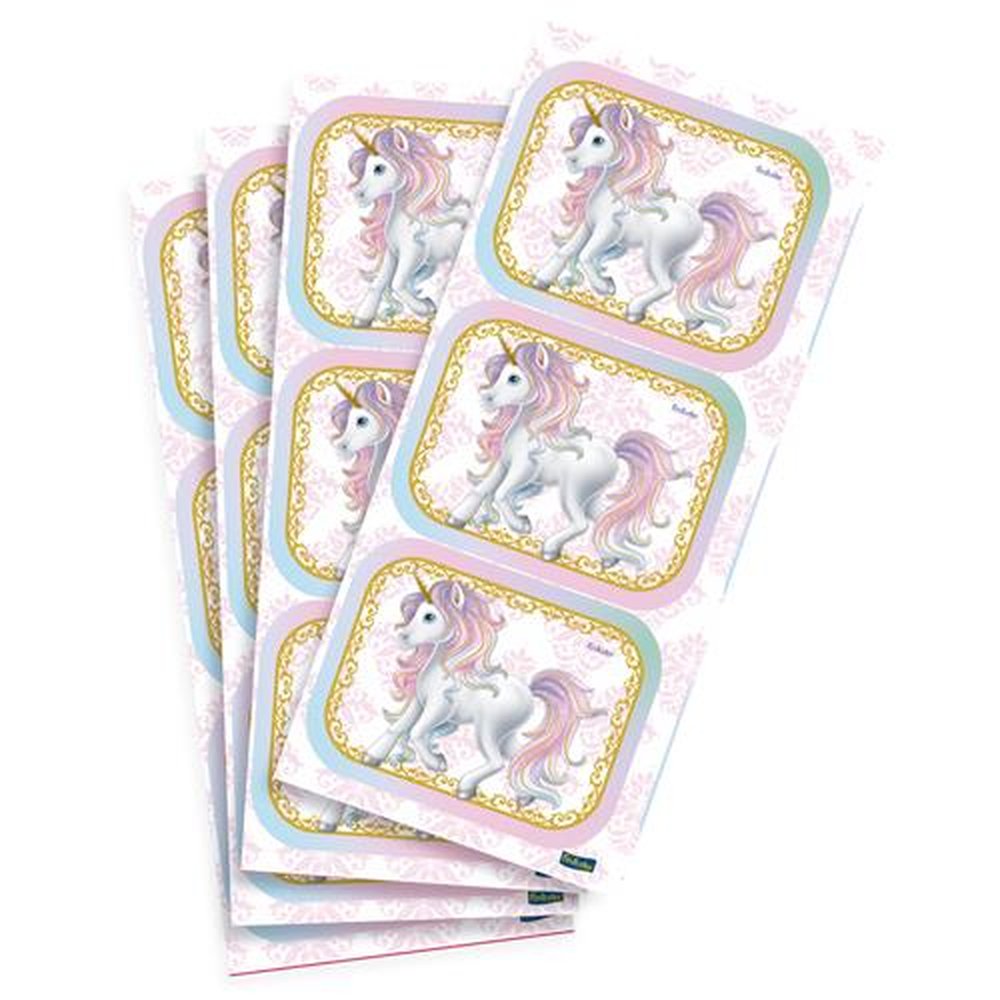 Adesivo Retangular Unicornio
