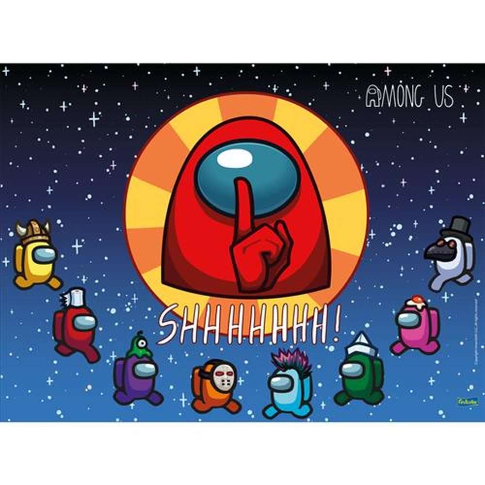 Painel Decorativo Em Tnt Among Us