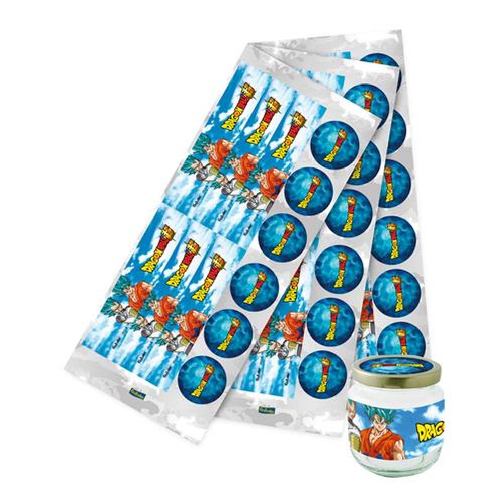 Adesivo Para Lembrancinhas Dragon Ball