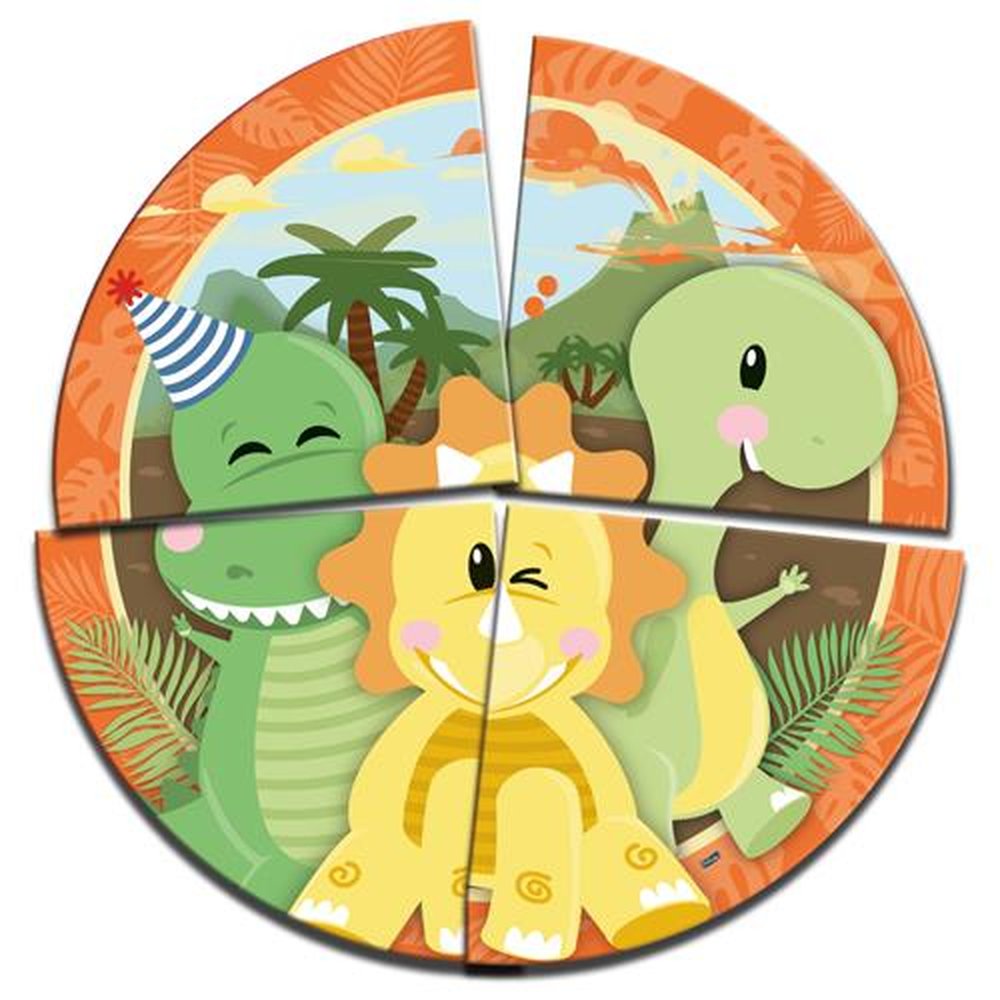 Painel 4 Laminas Dino Baby