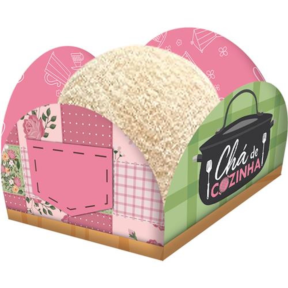 Porta Forminha Cha De Cozinha - Embalagem com 40 unidades.