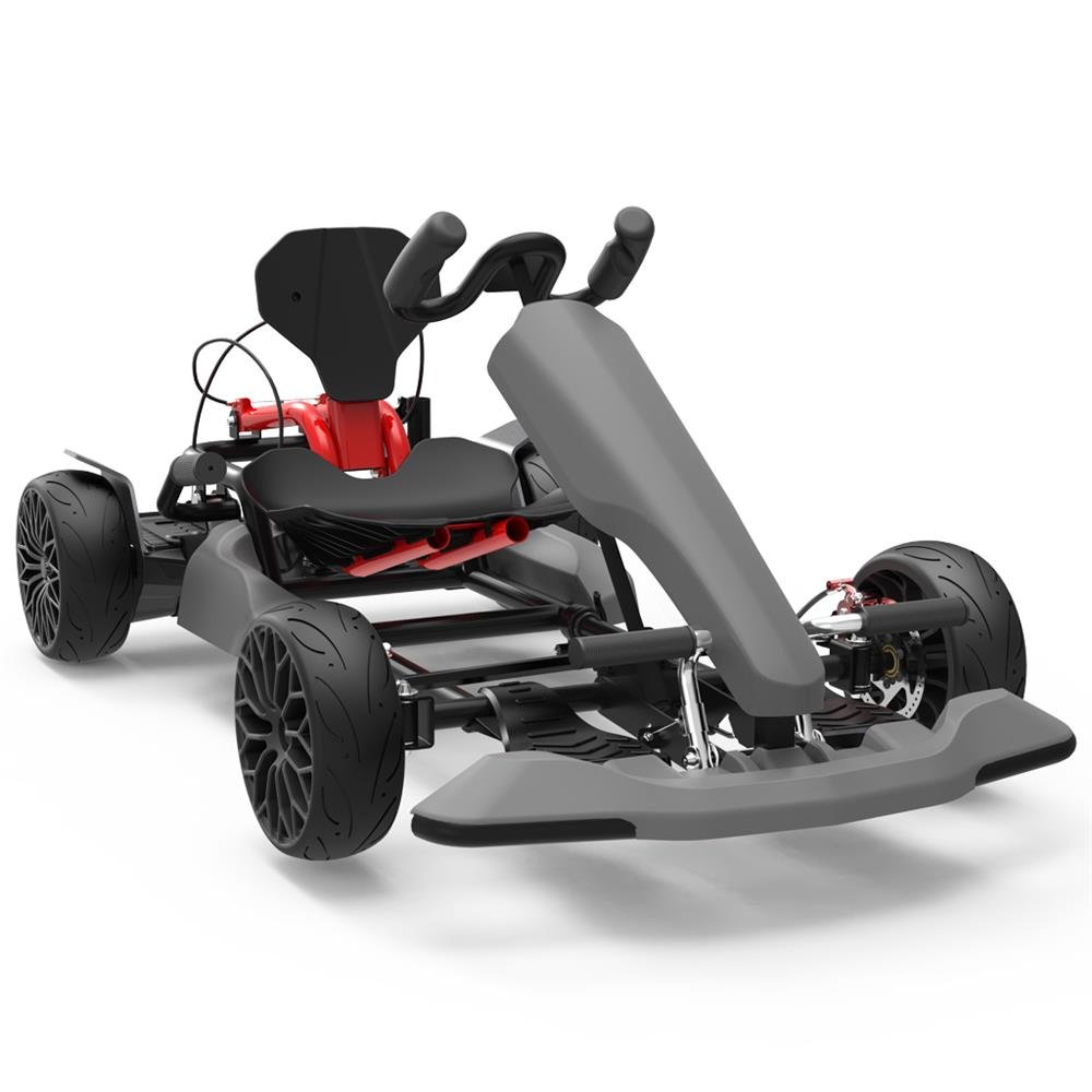 Hoverkart Pro Drop Cinza + Hoverboard Drop Pro Preto