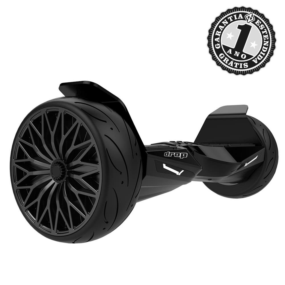 Hoverkart Pro Drop Cinza + Hoverboard Drop Pro Preto