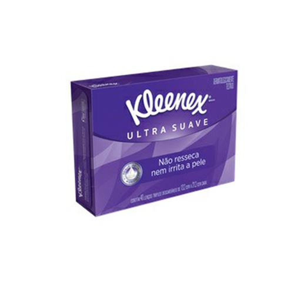 Lenco Papel Kleenex Ultrasoft Ultra Suave Com Mentol C/40