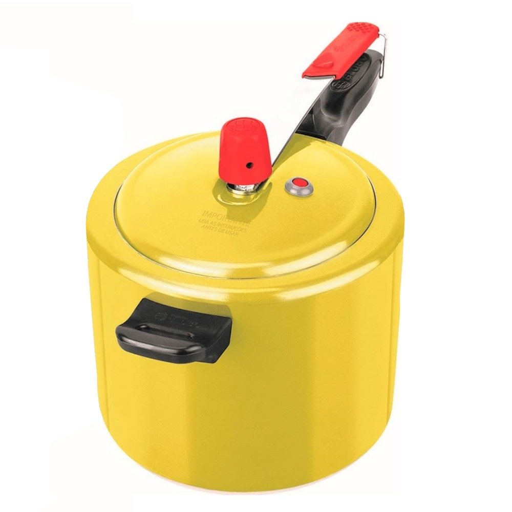 Panela de Pressão Globo Amarelo 4,5 Litros