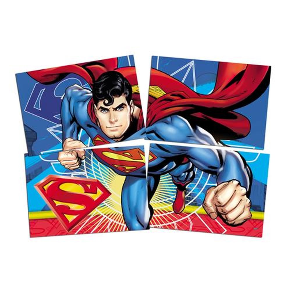 Painel 4 Laminas Superman Geek