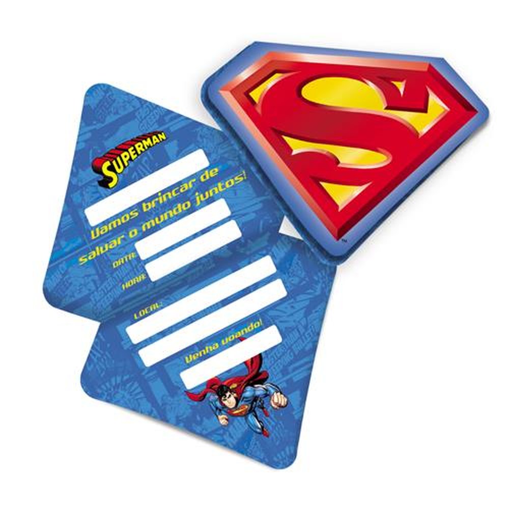 Convite Superman Geek