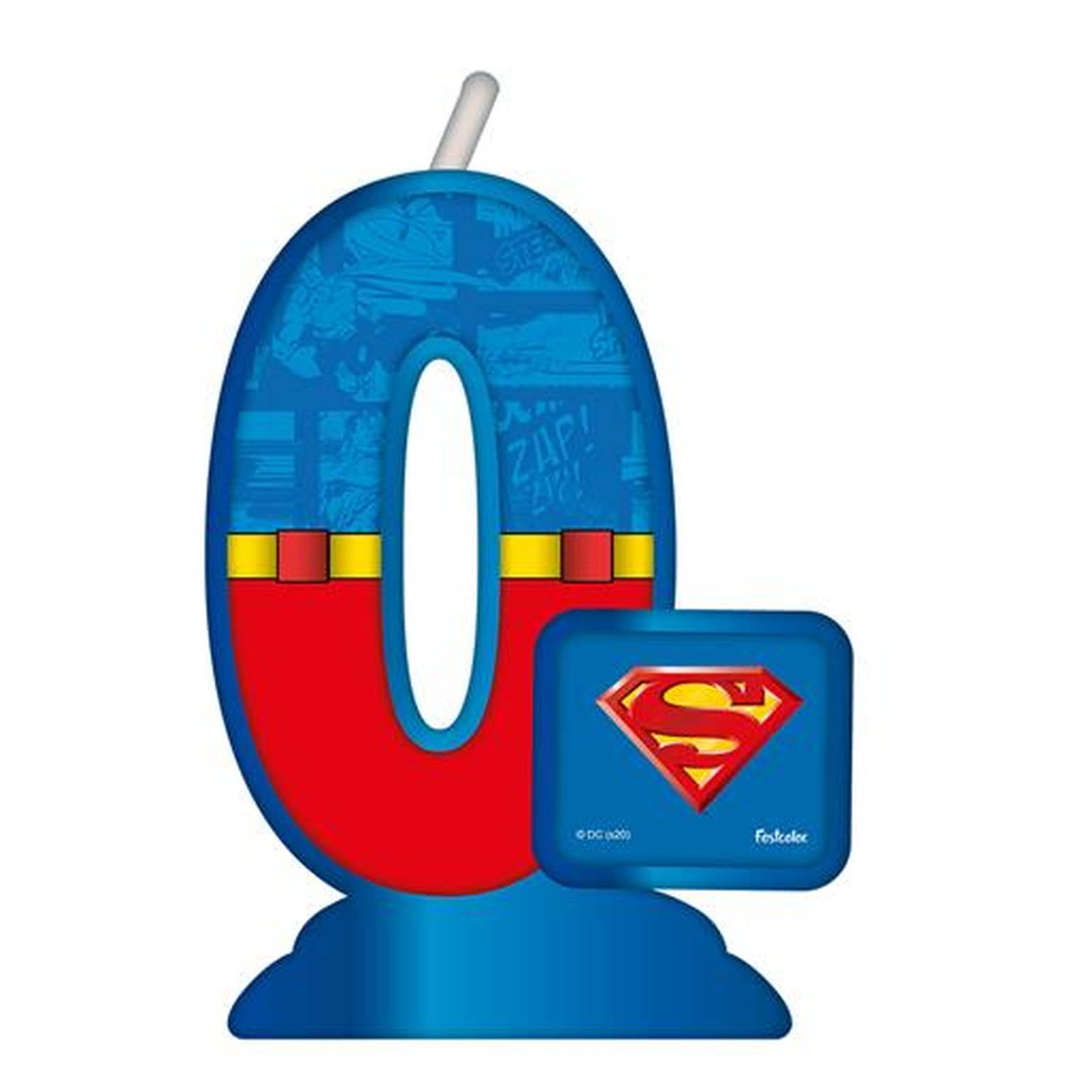 Vela Tematica Superman Geek N 0