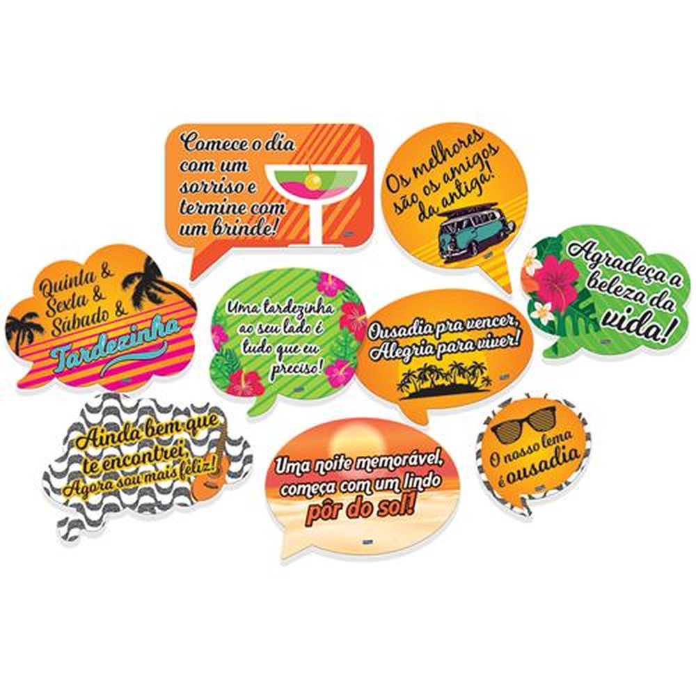 Kit Placas Tardezinha