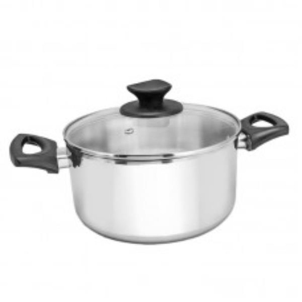 Caçarola Longa Vida 26cm Tampa Vidro (5,2 L)