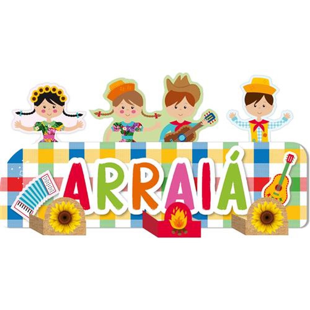 Enfeite De Mesa Festa Junina Divertida