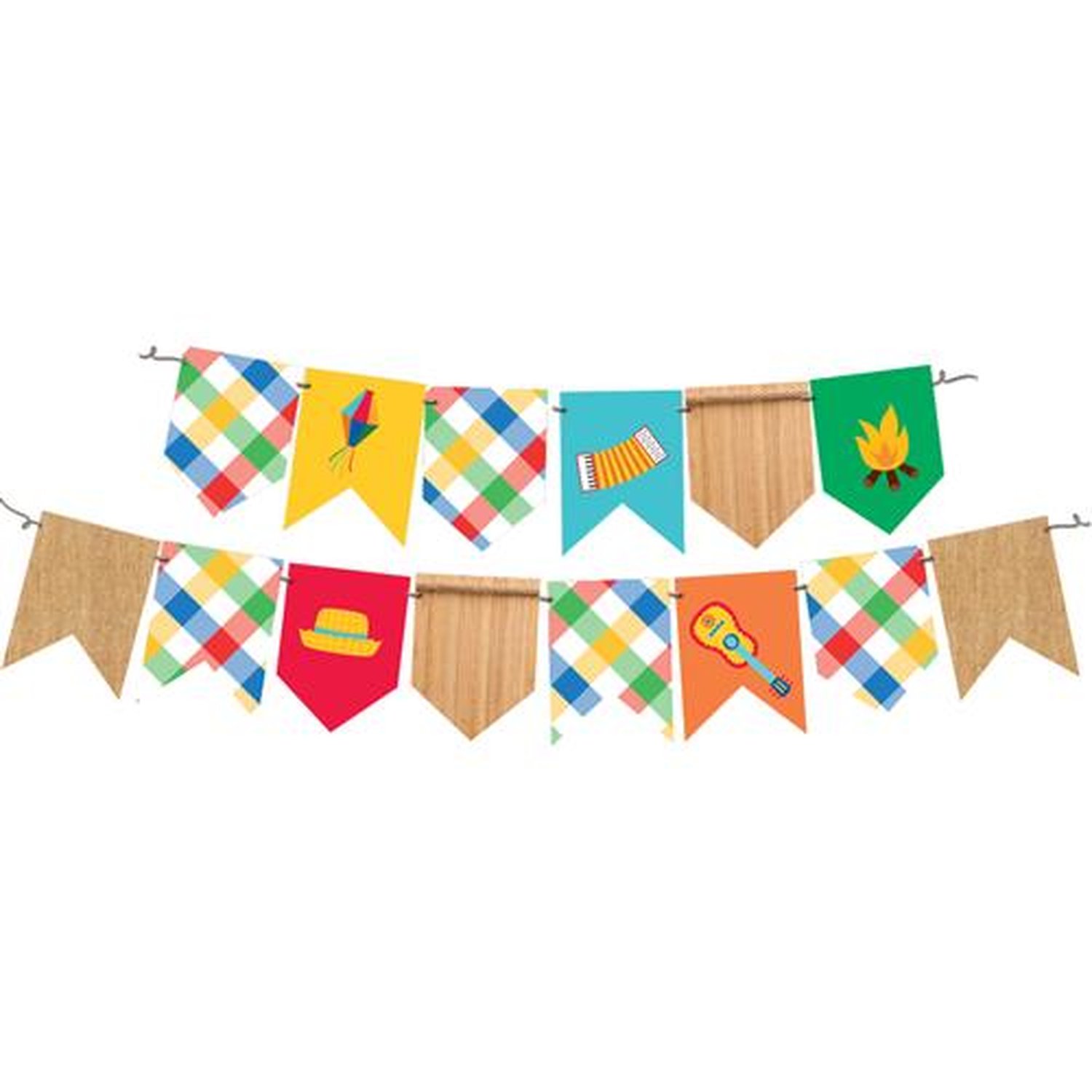 Faixa Decorativa Bandeirinhas Festa Junina Divertida