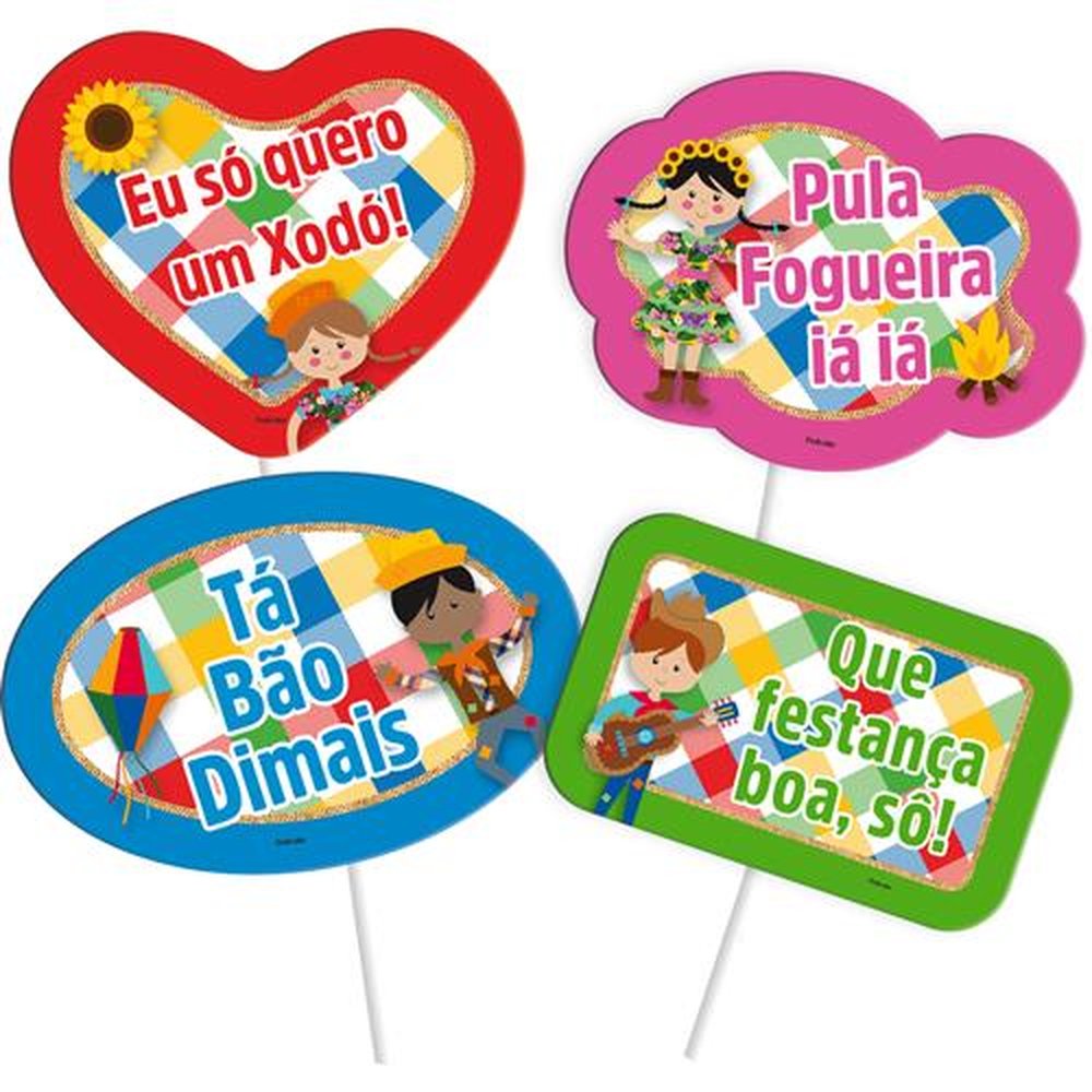 Placas Divertidas Festa Junina Divertida