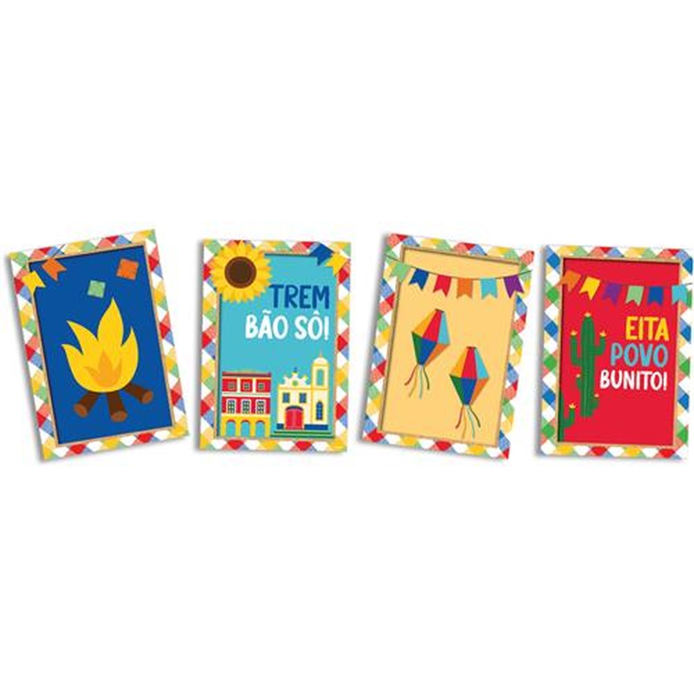 Quadros Decorativos Festa Junina Divertida