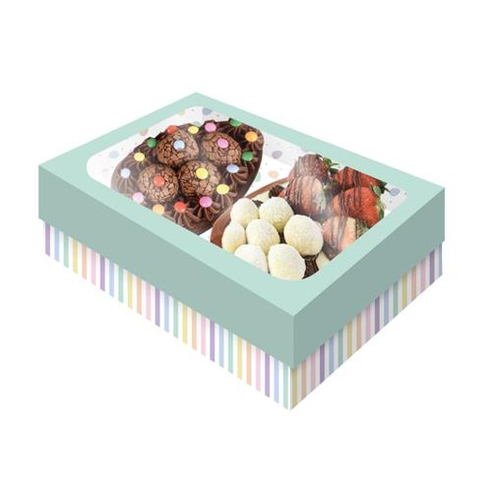 Caixa 2 Ovos Tampa Com Visor P Sweet Tiffany