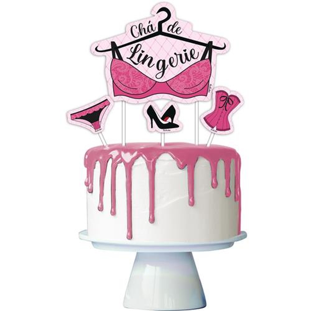Topper Para Bolo Cha Lingerie