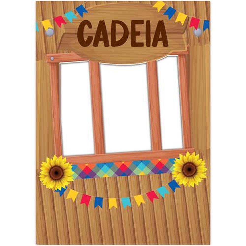 Painel Cadeia Festa Junina Divertida