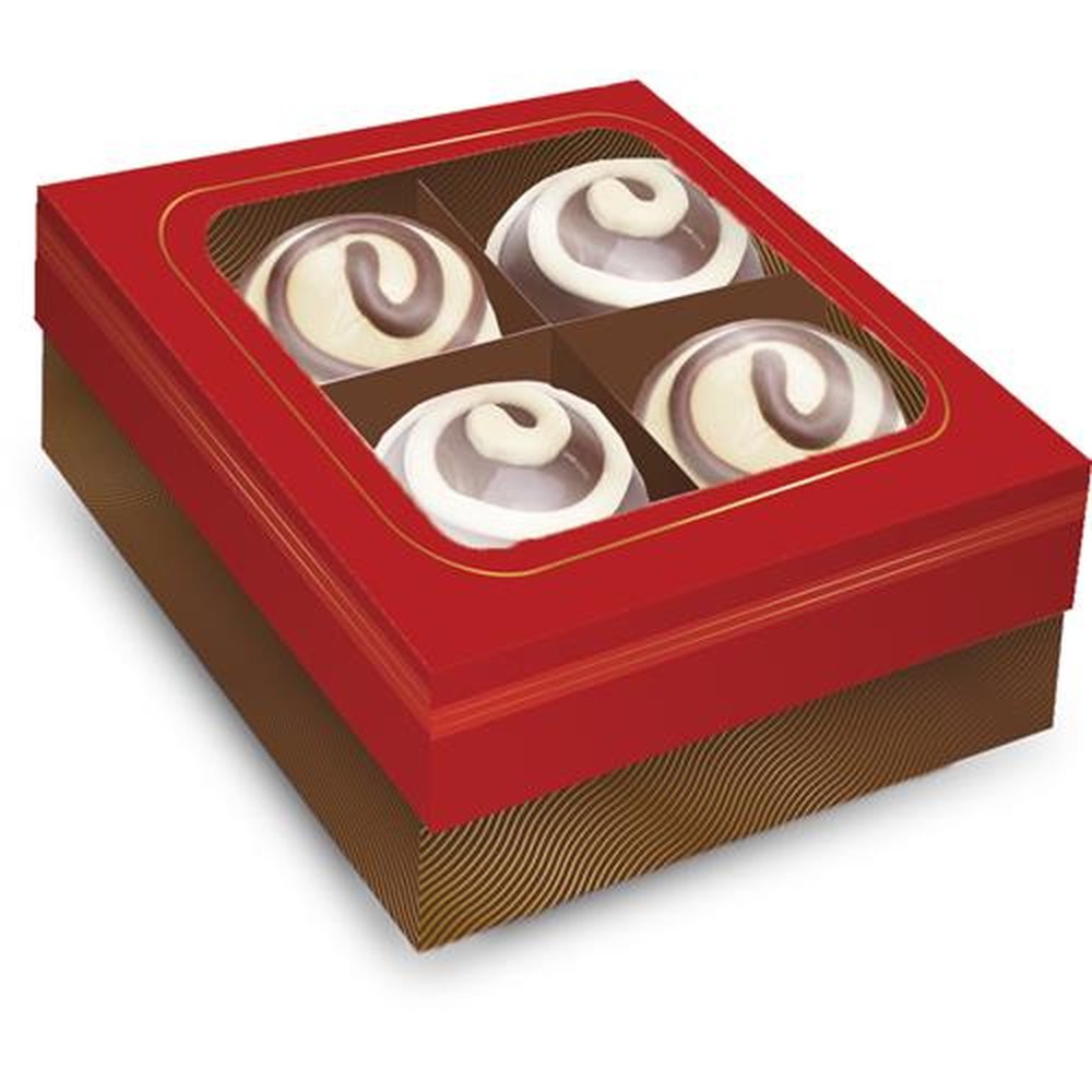 Caixa 4 Bombons Luxo