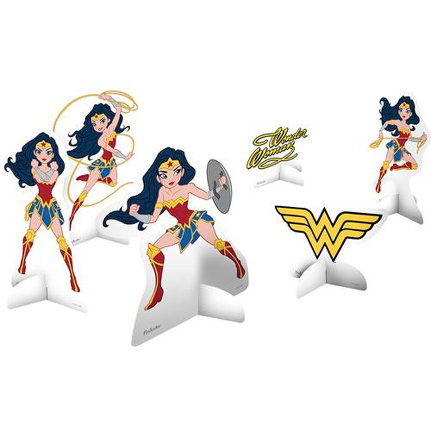 Decoracao De Mesa Mulher Maravilha Kids