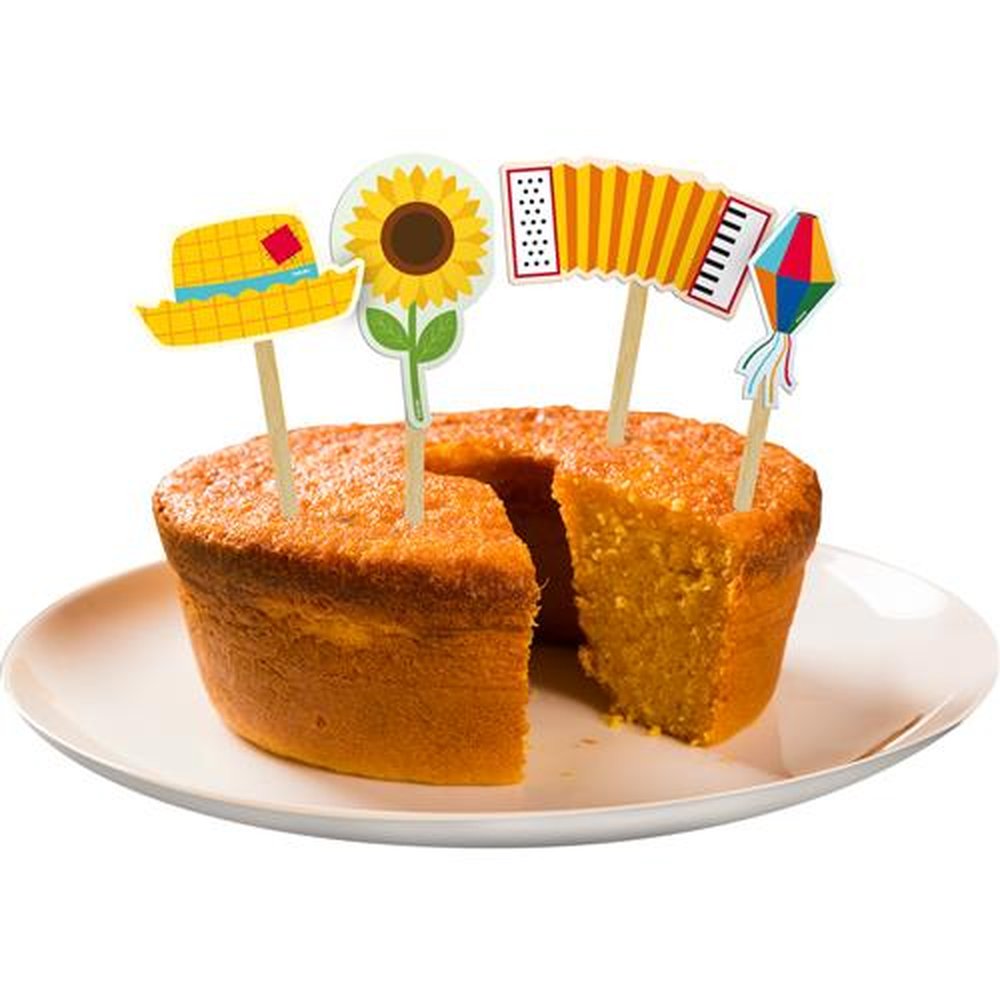 Bandeirinhas Super Figuras Festa Junina Divertida