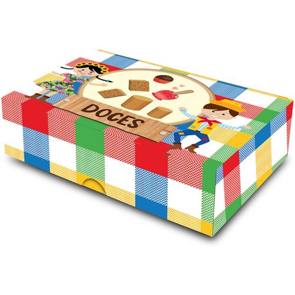 Caixa 6 Doces Festa Junina Divertida