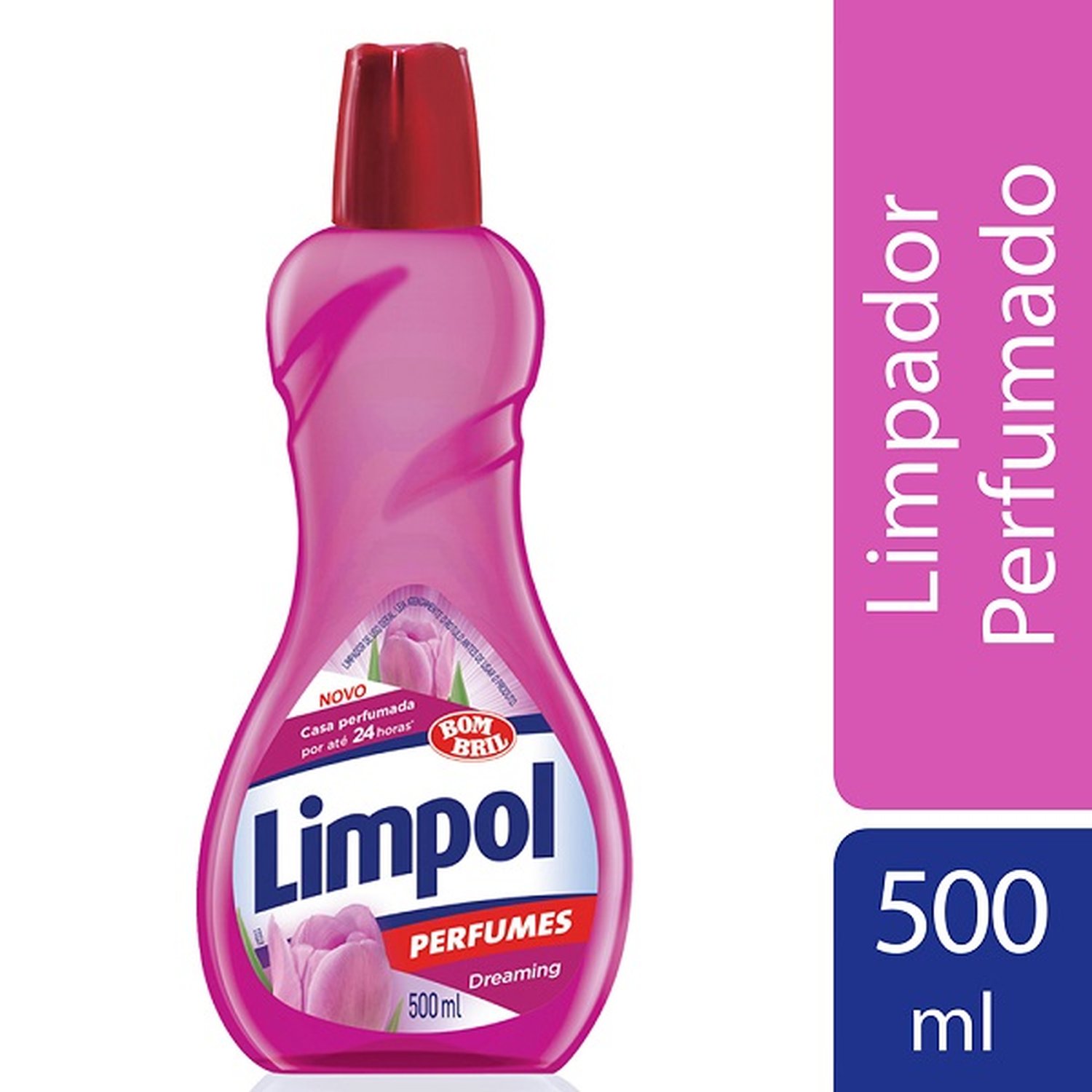 Limpador Perfumado Limpol 500ml Vermelho
